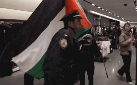 Pro-Palestinian agitators storm popular fashion store in Manhattan on Black Friday, 4 arrested: NYPD