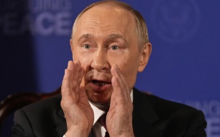 Putin Throws Cold Water on Any Talk of a Quick Peace Deal