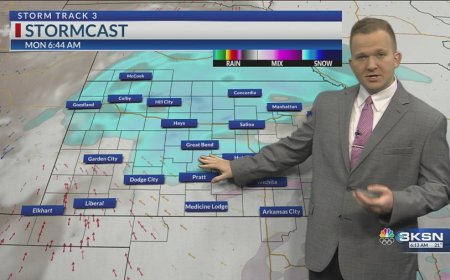 Storm Track 3 Forecast: A cold Sunday, snow returns to Kansas Monday