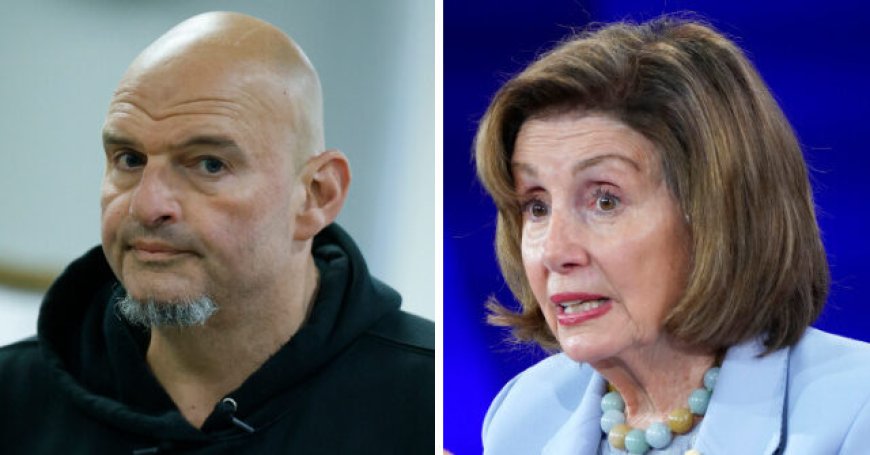 Fetterman Blasts Pelosi for Calling Trump 'The Worst Thing on the Face of the Earth'