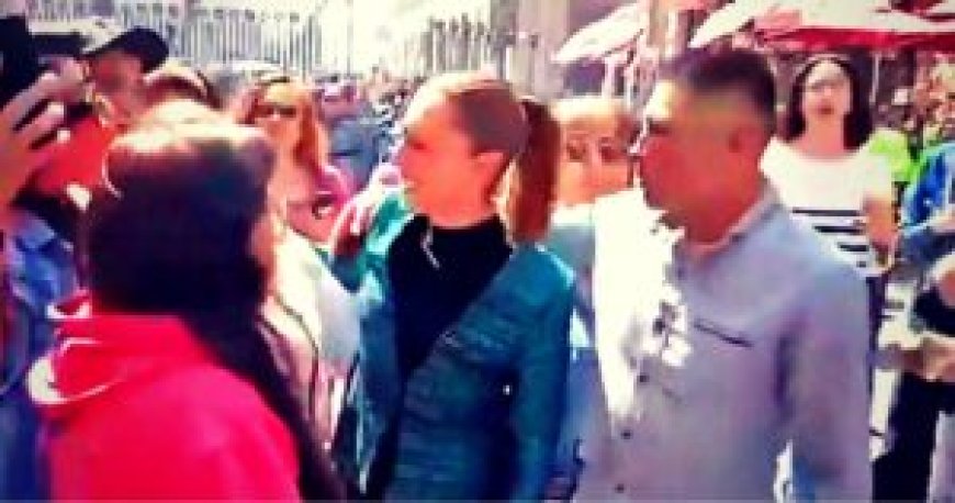 Claudia Sheinbaum forced to push away attacker during Mexico City walkabout with security absent