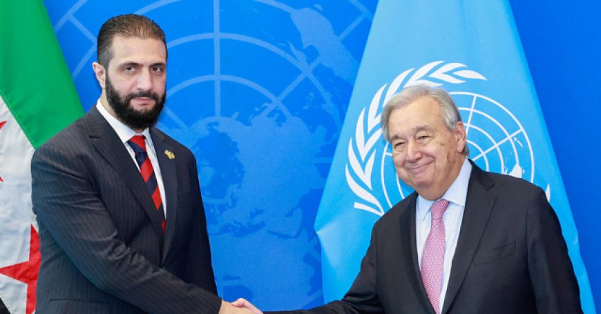 U.S. Asks U.N. to Lift Sanctions Against Syria’s Sharaa Before White House Visit