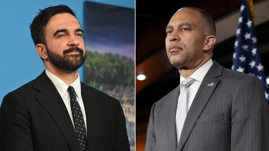 Mamdani discourages Hakeem Jeffries primary challenger, tells city council member to 'focus' on NYC