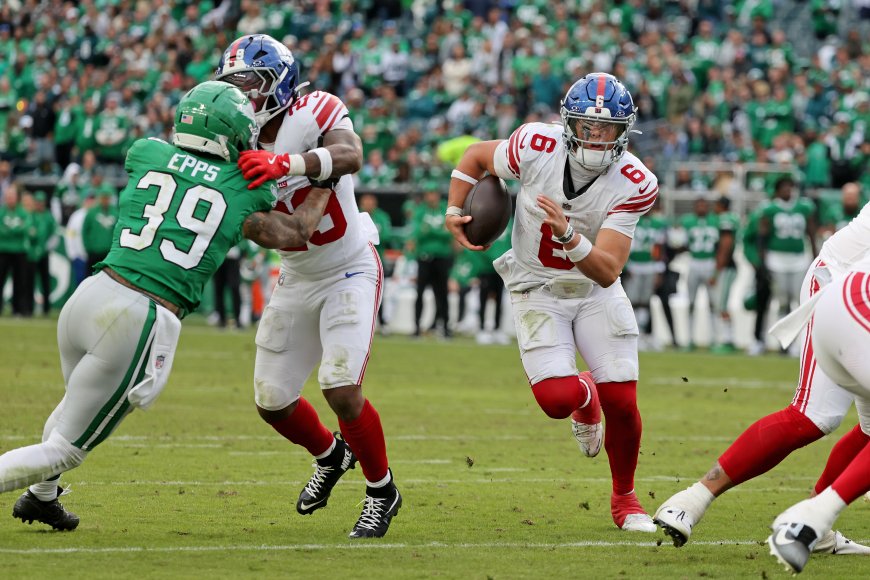 The delicate balancing act Giants face as Jaxson Dart’s return nears