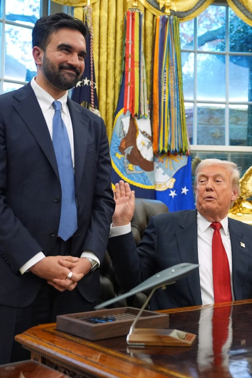 Trump and Mamdani ‘giddy’ during ‘love fest’ first White House meeting, body language expert says