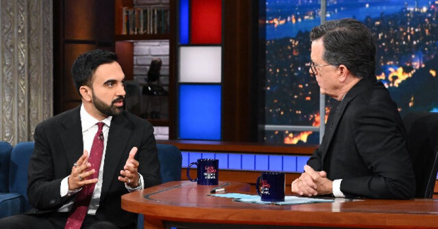 Stephen Colbert Gushes over Mamdani: 'Everyone in America Sees Something in' His Democratic Socialist Message
