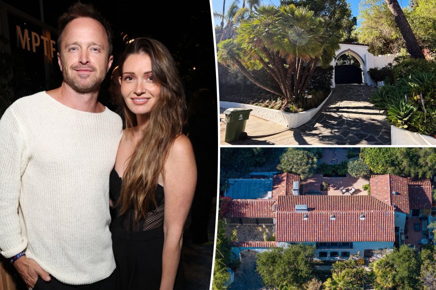 Aaron Paul and wife Lauren move to France after deadly California wildfires: ‘Done with LA’