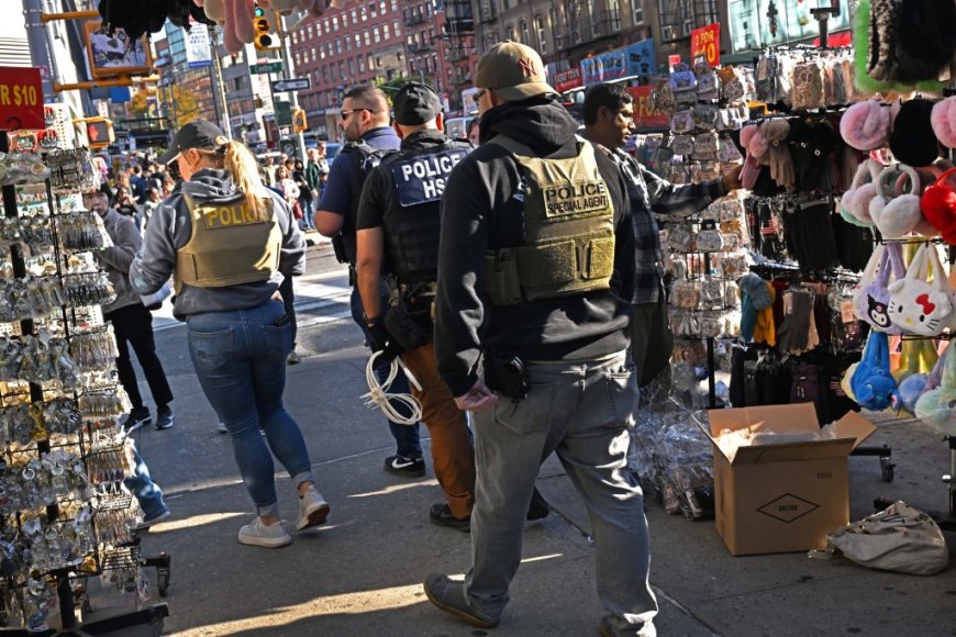 ICE arrests illegal immigrant selling counterfeit goods on Canal Street
