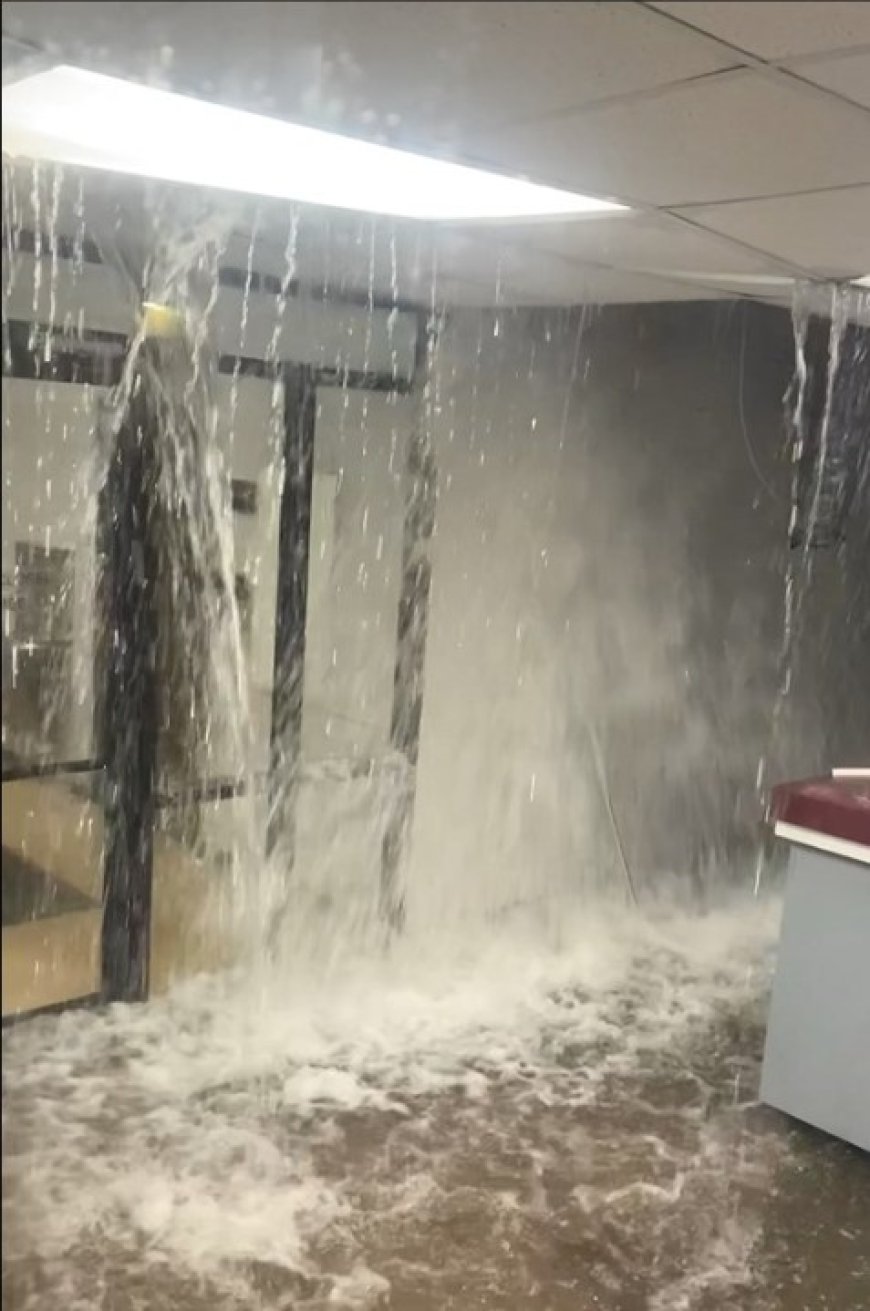 WATCH: MSU's Plaster Stadium floods after sprinkler mishap