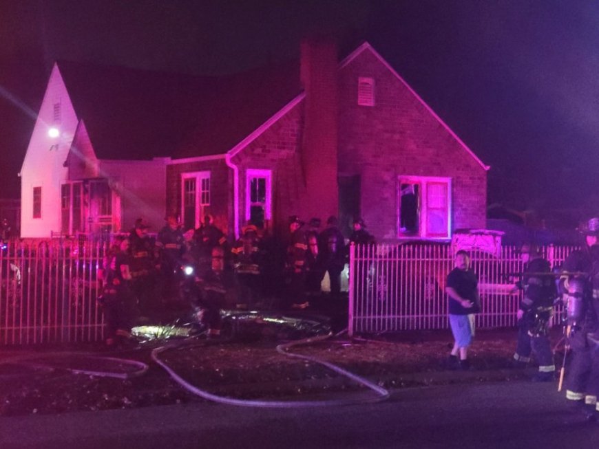 Car crash causes a house fire in northwest Wichita