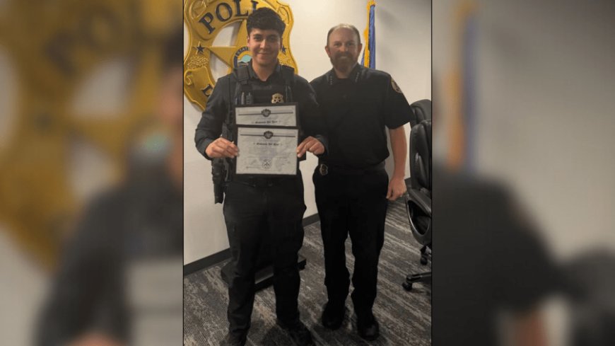 Dodge City officer honored for life-saving actions