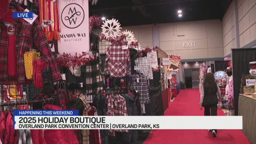 Holiday Boutique kicks off with 300 local  vendors in Overland Park