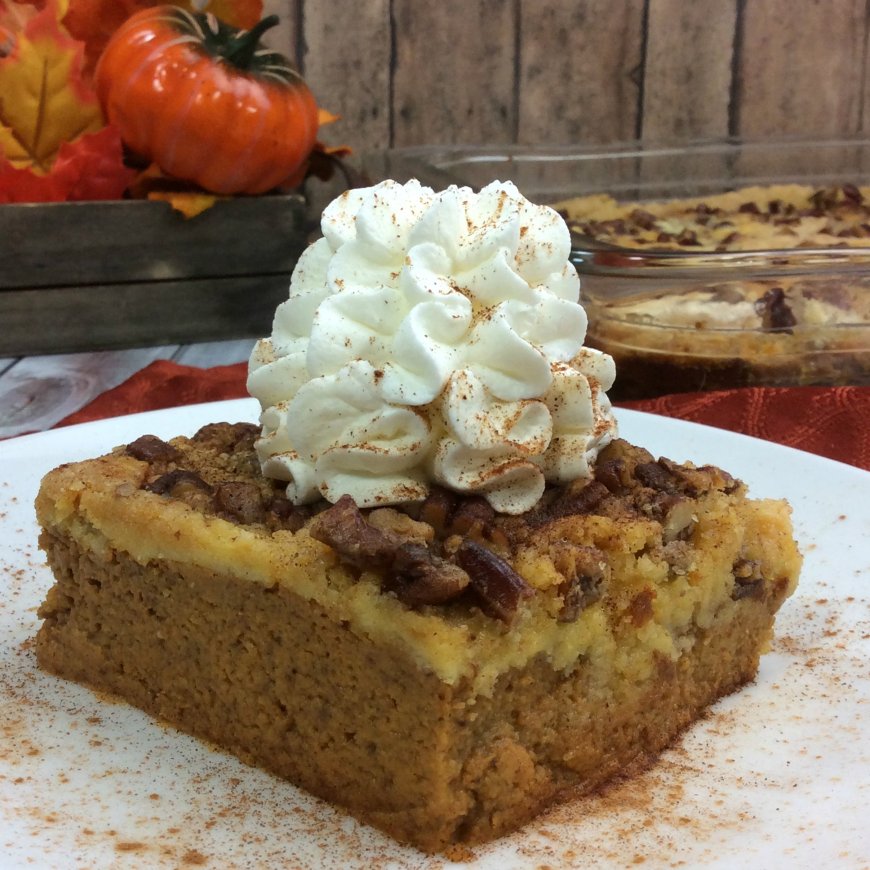 Pumpkin Dump Cake Recipe