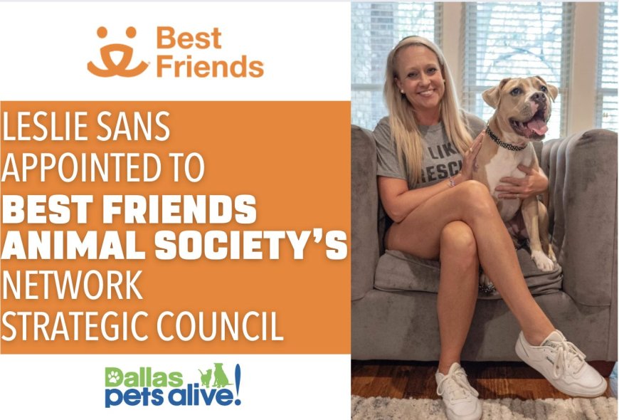 Dallas Pets Alive’s Leslie Sans Appointed to Best Friends Network Strategy Council