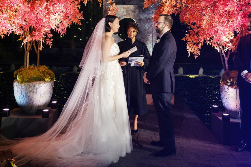 This Art-Loving Couple Got Married at the Nasher Sculpture Center and Brought New York to Dallas