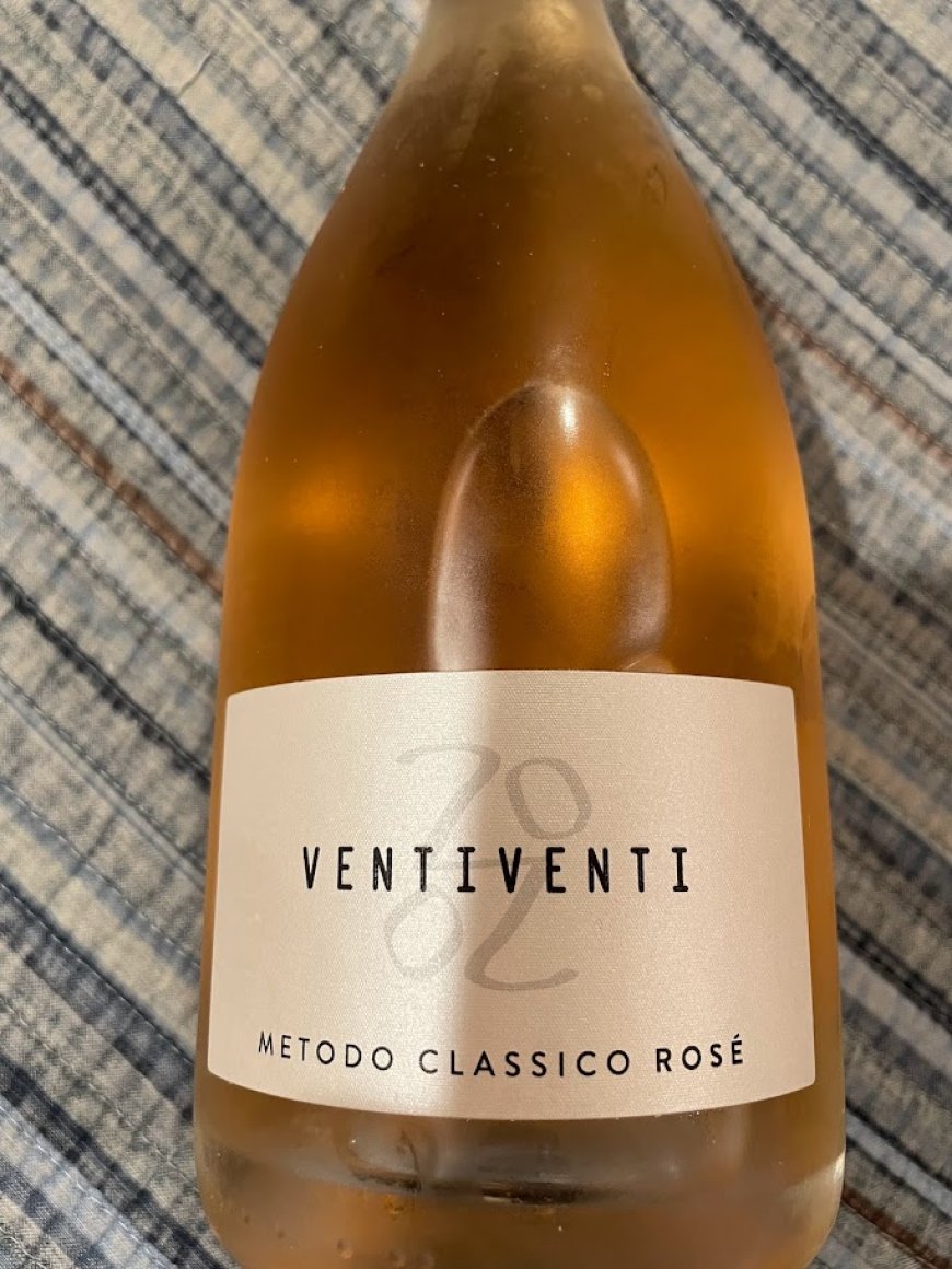 A Sparkling Rosé from Emilia-Romagna. Ventiventi Metodo Classico Rosé