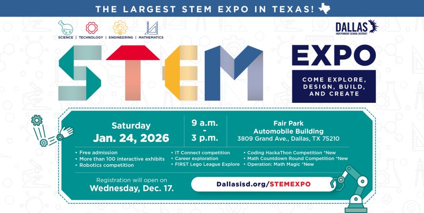 Estudiantes explorarán carreras STEM en la Expo de Dallas ISD