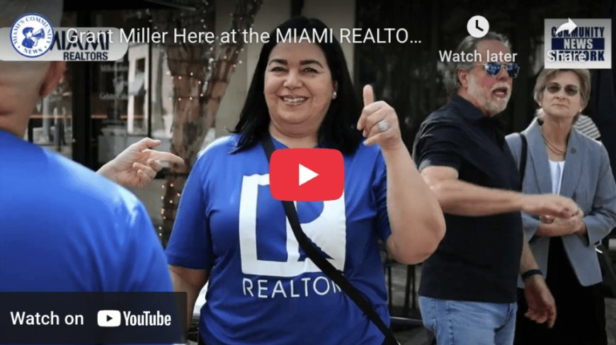 Bring the Coral Gables Letters to Life: Grant Miller Here at the  MIAMI REALTORS®  Launch Coral Gables Letters Initiative