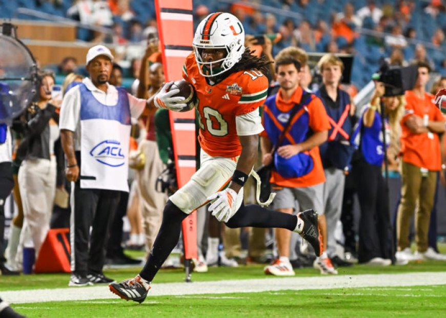 No. 13 Miami picks up crucial 34-17 road victory against Virginia Tech