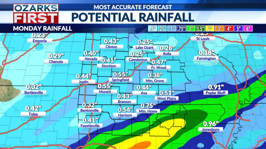 Brief break from soggy weather before the next wave of rain