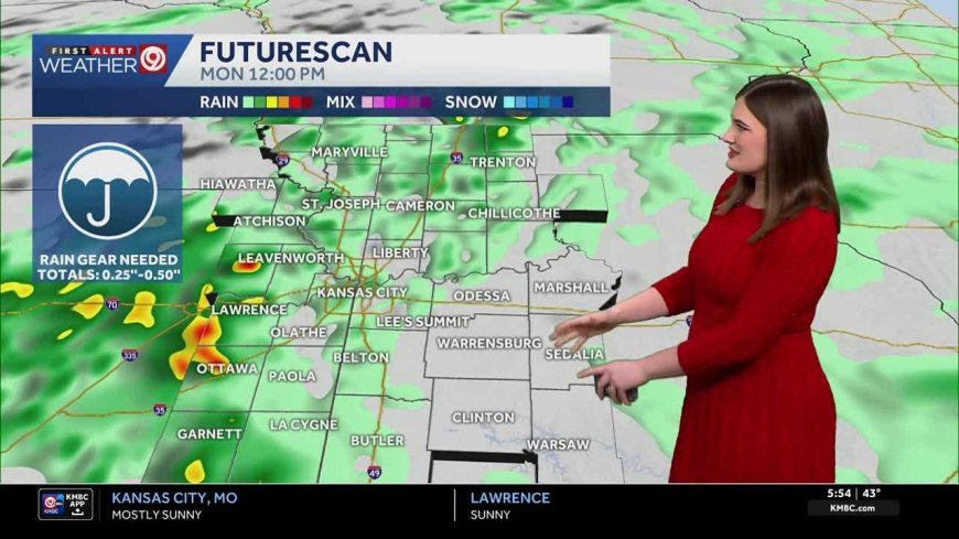 Fog this AM, then the focus shifts to rain on Monday