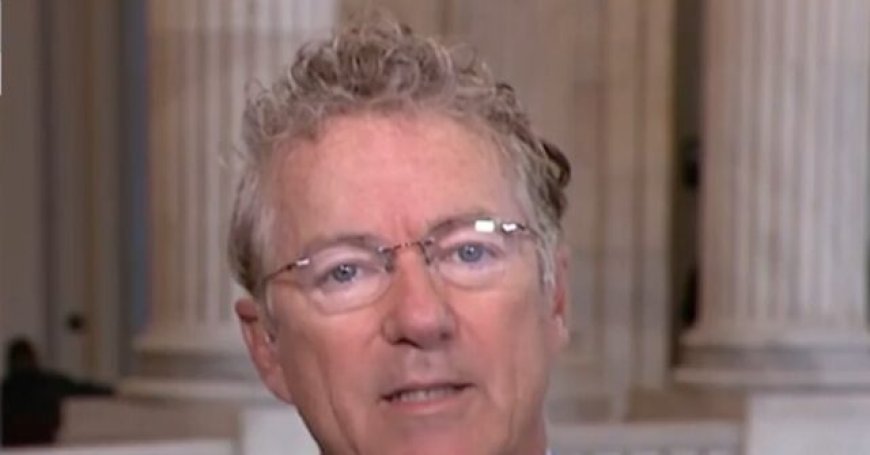Rand Paul: Trump Calling Dems Traitors Deserving of Death 'Reckless, Inappropriate, Irresponsible'