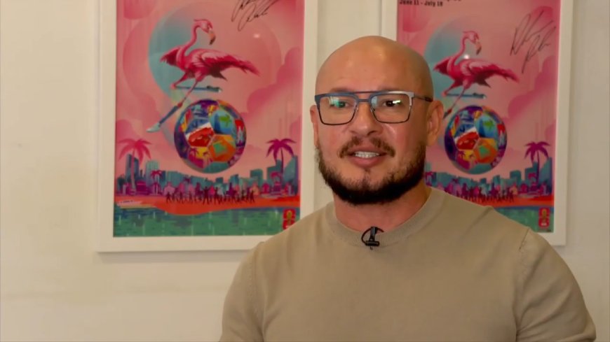 Artist provides insight, background on iconic FIFA World Cup 2026 Miami poster