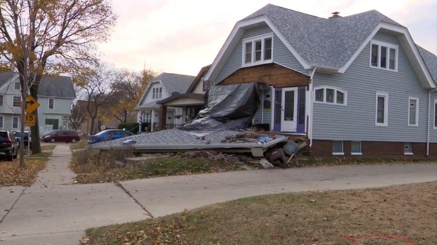 Minivan crashes into home, killing driver