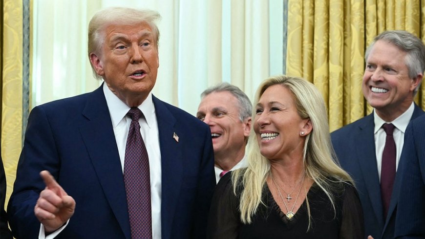 Trump says he'd 'love to see' Greene return to politics despite recent attacks