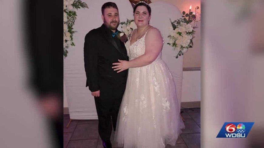 Bride helps crash victim while still in her wedding dress