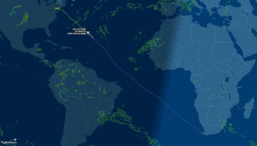 Jet from Newark to South Africa U-turns over Atlantic when passenger suffers medical emergency