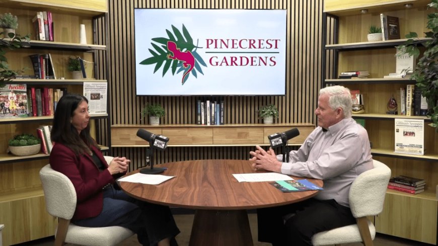 Michael Miller Meets with Cristina Blanco of Pinecrest Gardens