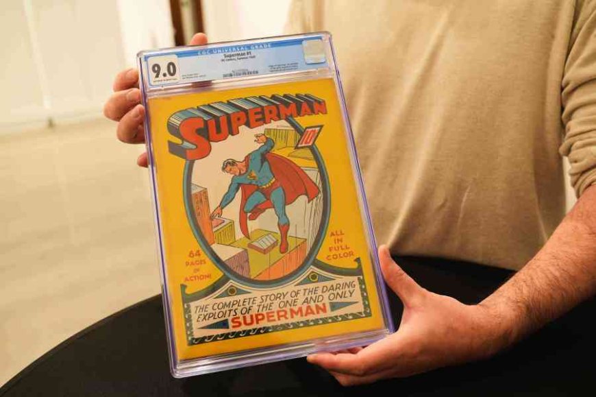 It's a bird! It's a plane! It's a rare Superman comic book! And it fetched $9.12M!