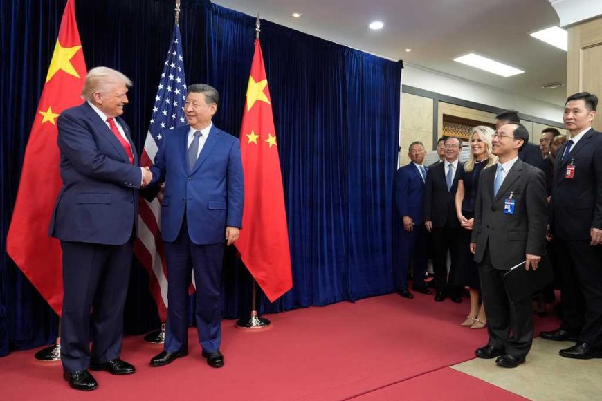 Trump says he will visit Beijing in April and host China’s Xi for a state visit later next year