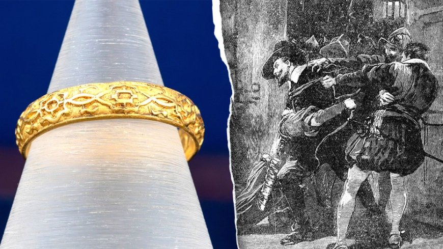 'Hugely exciting' ring found in English countryside may have link to infamous plot, heads to auction
