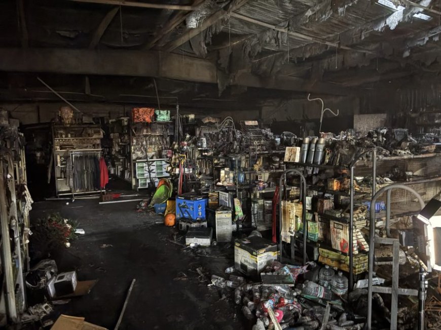 Small Kansas town supports hardware store after devastating fire