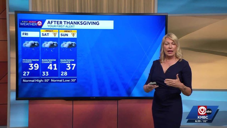 Partly cloudy and blustery today but changes are on the way after Thanksgiving