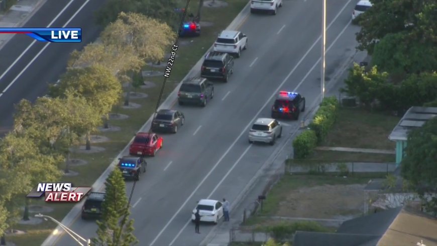Police investigation underway in Miami Gardens; Stretch of NW 22 Ave closed
