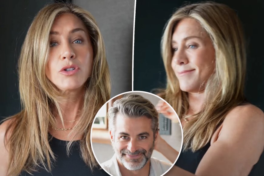 Jennifer Aniston taps ‘cute’ boyfriend Jim Curtis to hawk haircare line