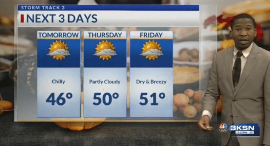 Cool, dry, and breezy heading into Thanksgiving