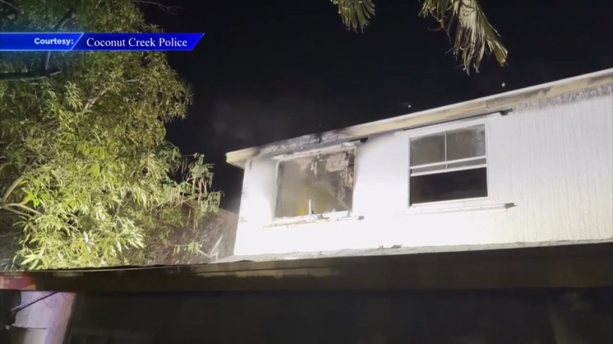 Crews extinguish house fire in Coconut Creek; no injuries reported