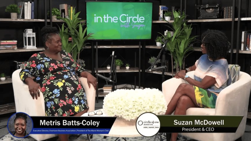 In the Circle with Suzan: Metris Batts-Coley, Exe. Director of OBA & Pres. of Miami Woman’s Club