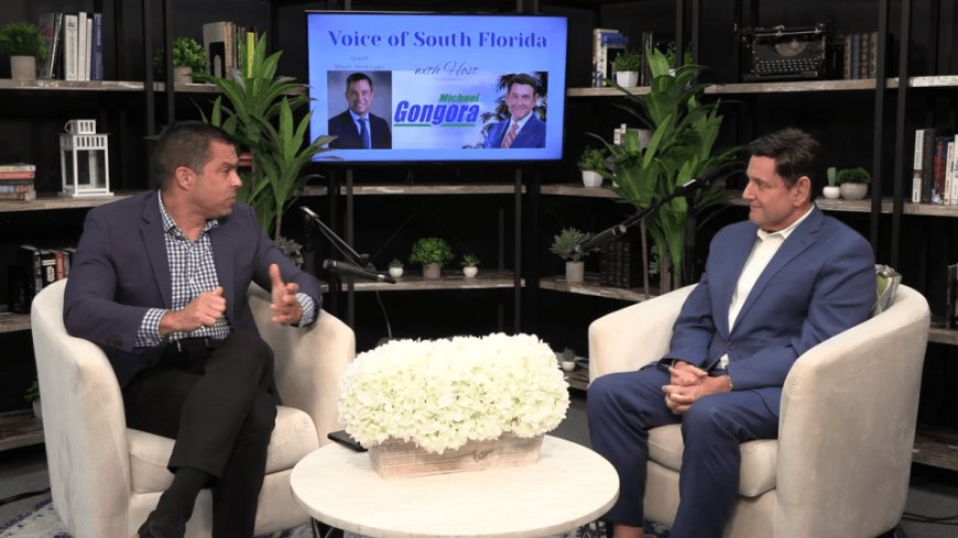 The Voice of South Florida: Host Michael Gongora Meets with Coral Gables Mayor Vince Lago