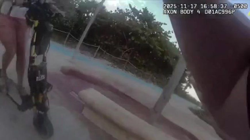 Bodycam footage shows UM grad student hitting Miami Beach Police officer with scooter