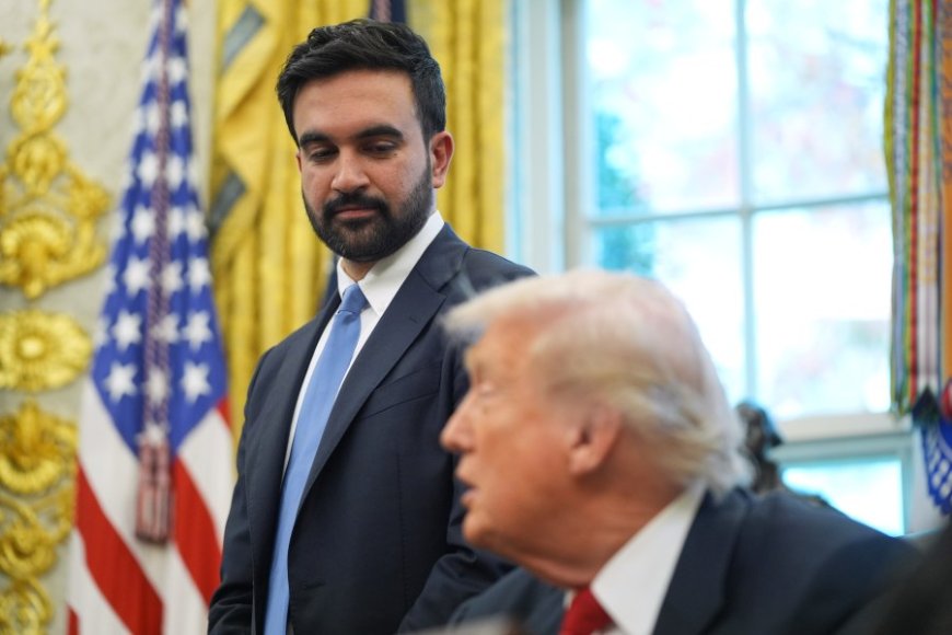 Mamdani says he flipped through 'UFC at the White House' concept art in Oval Office