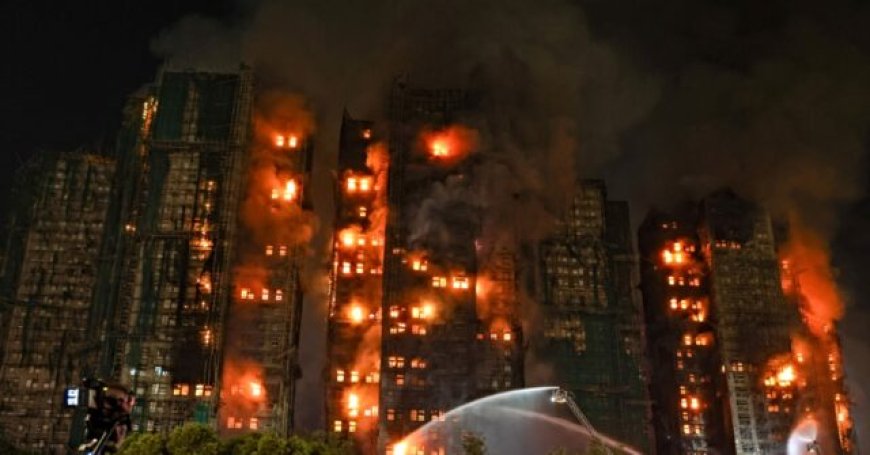 Fire Consumes Hong Kong Residential High-Rises, Death Toll at 13 with Dozens Still Trapped