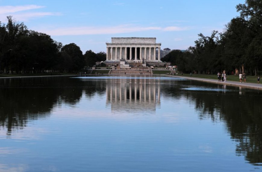 Trump suggests he and Burgum will 'fix' Lincoln Reflecting Pool