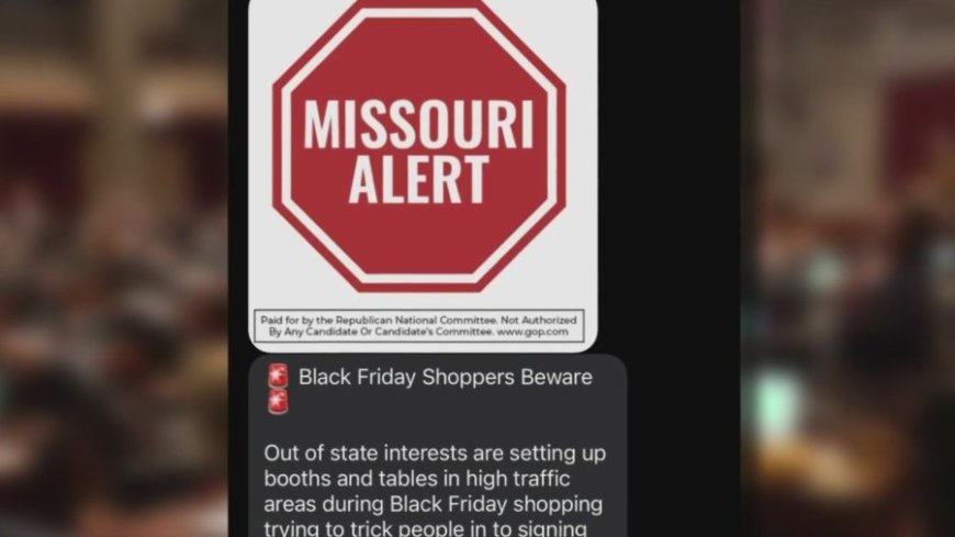 Warning texts sent to Black Friday shoppers as Missouri redistricting battle heats up