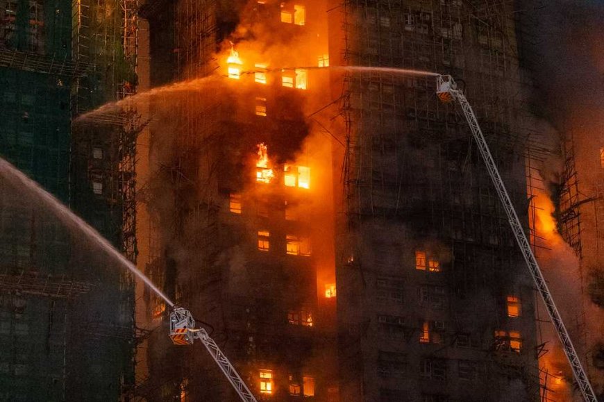 Death toll in Hong Kong high-rise fire rises to 36, with 279 people reported missing