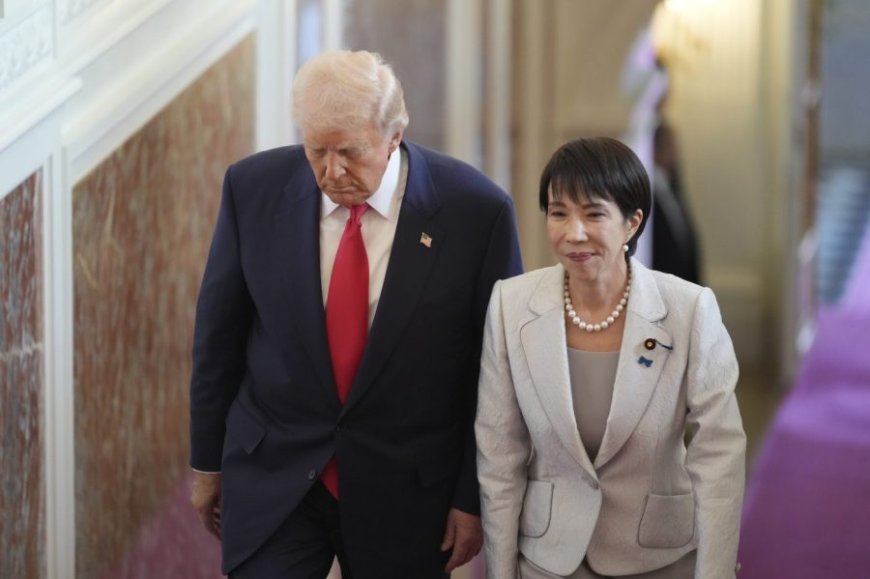 Japan's leader says she spoke with Trump amid China dispute